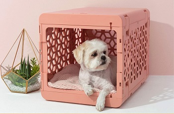 Pawd Plastic Dog Crate Pink