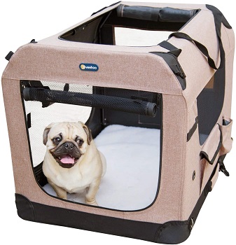 Veehoo Folding Soft Dog Crate