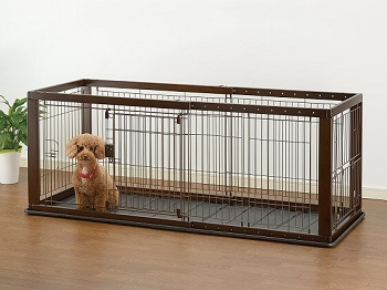 richell expandable puppy crate