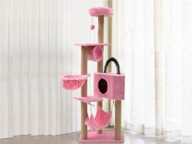 pink-cat-tree