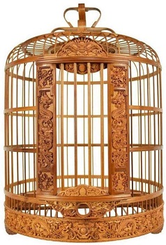 BEST ROUNDED DECORATIVE WOODEN BIRD CAGE