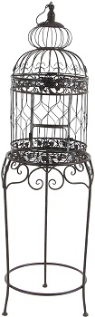 BEST WITH STAND HANGING DECORATIVE BIRD CAGE