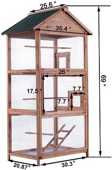 Mcombo 70 Inch Outdoor Aviary Review