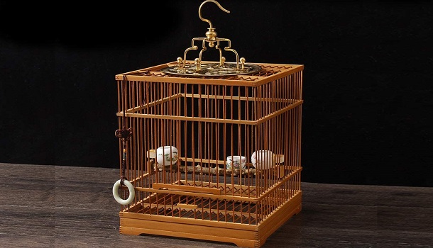 Dswssh Bamboo Bird Cage