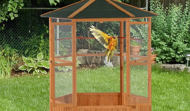 Pawhut Outdoor Hexagon Bird Cage Review