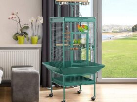 green-bird-cage