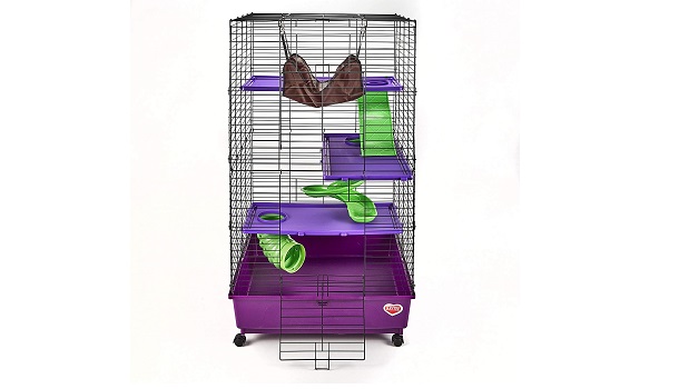 Kaytee my first home deluxe cage with casters