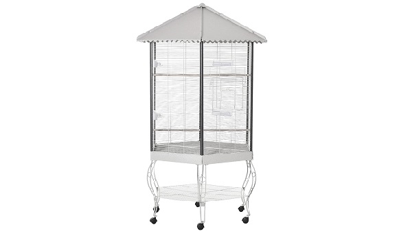 Pawhut Hexagon Bird Cage