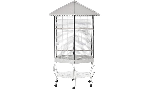 Pawhut Hexagon Bird Cage