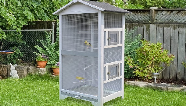 Pawhut Wire Bird Cage