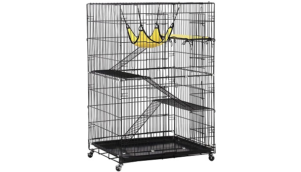 VIVOHOME 4-Tier Ferret Cage