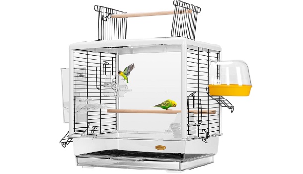 Vivohome Transparent Bird Cage