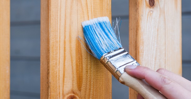 painting wooden hutch