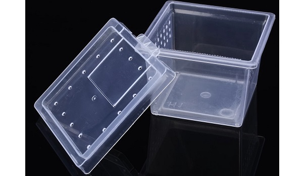 transparent container